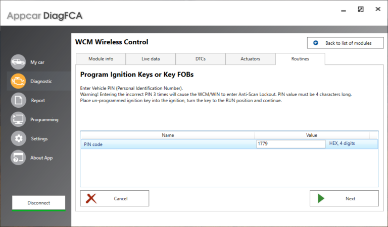 cost to program chrysler key fob