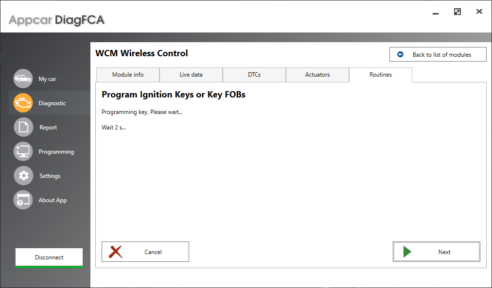 thumbnail image 2 of Keyless Entry Remote Key Fob For 2008 Chrysler Town & Country – 6 Button, IYZ-C01C, Uncut Key, Programming Required 2 of 5